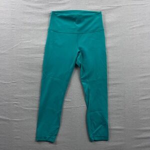 Lululemon Align Train High Rise Tight 21 Teal Green Everlux Leggings LW6BNFS 8
